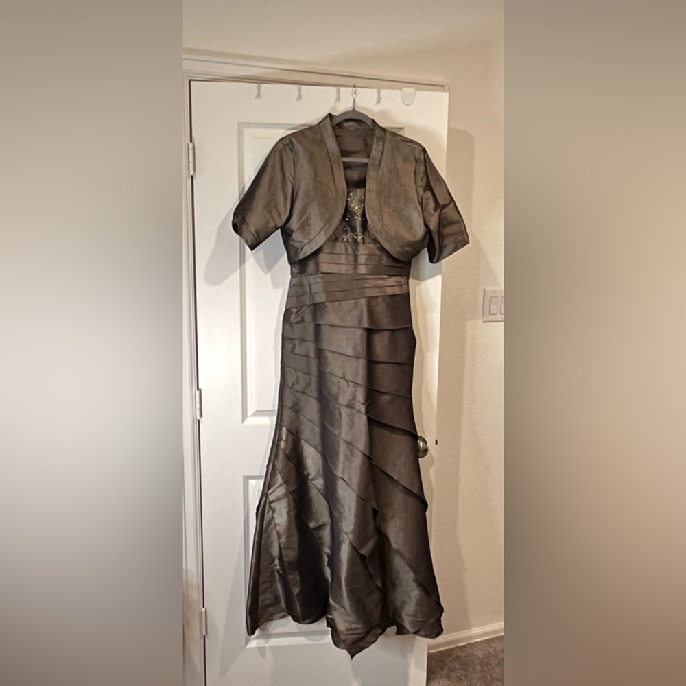 Bronze Formal Dress- Two Pieces